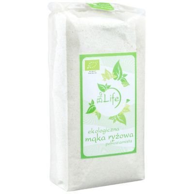BioLife, Mąka ryżowa pełnoziarnista Bio, 500 g BioLife