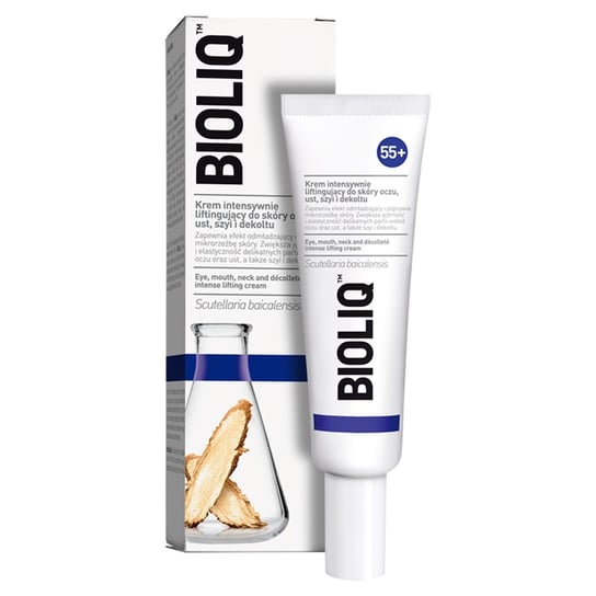 Bioliq, Bioliq 55+ krem intensywnie liftingujący do skóry oczu, ust, szyi i dekoltu, 30 ml Bioliq