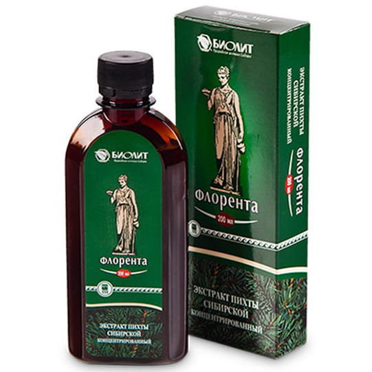 Biolit, jodła biała z Syberii Florenta, 200 ml  Suplement diety Biolit