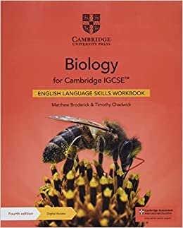 Biology for Cambridge IGCSE™ English Language Skills Workbook with Digital Access Broderick Matthew, Chadwick Timothy