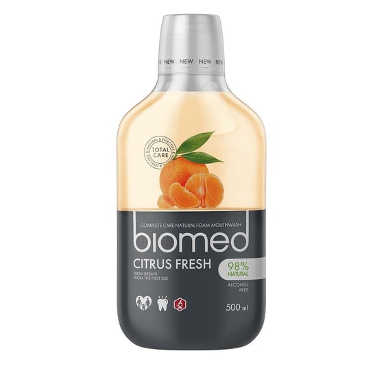 Biomed, Citrus Fresh, płyn do płukania jamy ustnej, 500 ml Biomed