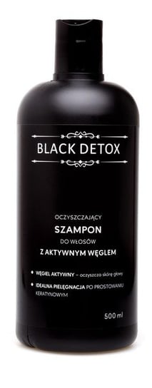 Biomika Black Detox Oczyszczający szampon do włosów z aktywnym węglem 500ml Biomika