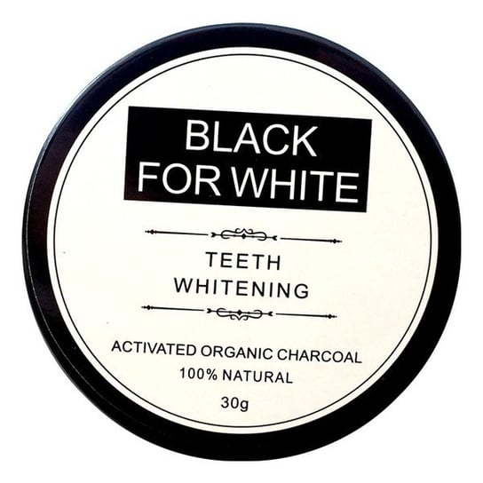 Biomika, Black For White, proszek do zębów wybielający, 30 g Biomika
