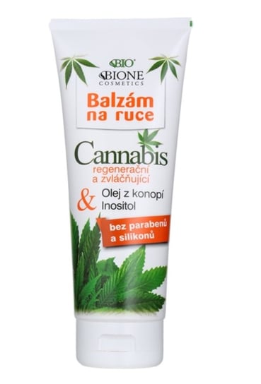 Bione Cosmetics, Bio Cannabis, krem do rąk regenerująco-nawilżający, 205 g Bione Cosmetics