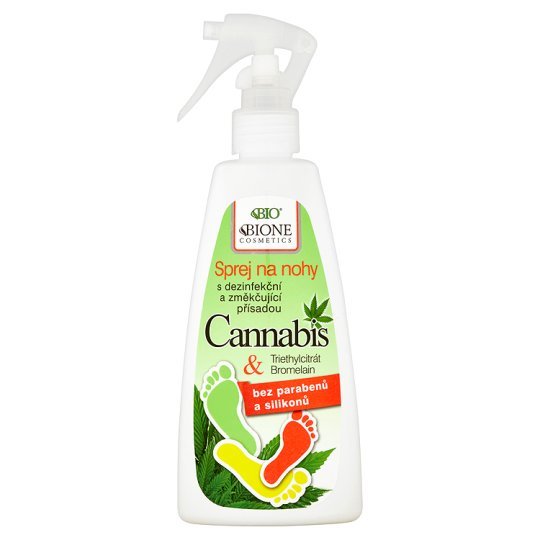 Bione Cosmetics, Bio Cannabis, spray do stóp odświeżający, 260 ml Bione Cosmetics