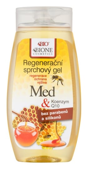 Bione Cosmetics, Honey + Q10, Regenerujący Żel Pod Prysznic, 260ml Bione Cosmetics