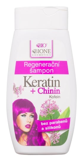 Bione Cosmetics Keratin + Chinin szampon regenerujący 260ml Bione Cosmetics