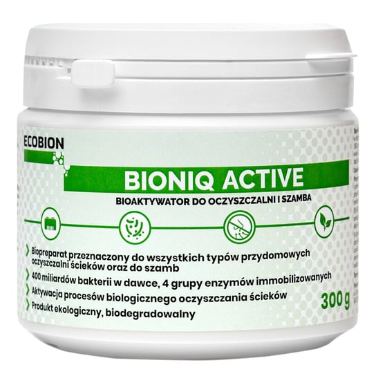 Bioniq Active - Bioaktywator Do Oczyszczalni I Szamba 300G Inny producent