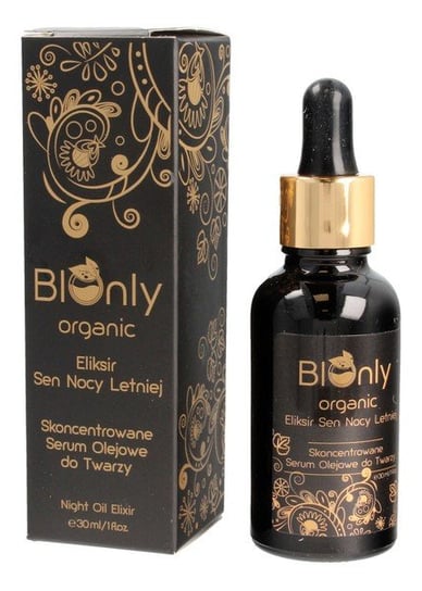 BIOnly, Organic, eliksir sen nocy letniej - skoncentrowane serum olejowe do twarzy, 30 ml BIOnly