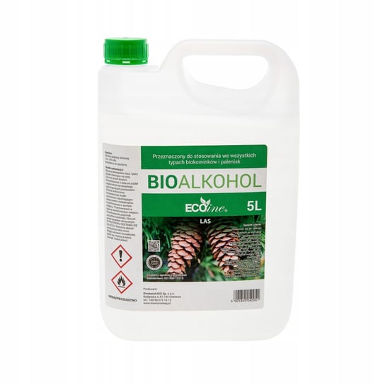 Biopaliwo WARMY bioetanol bioalkohol zapach las 5l Inny producent