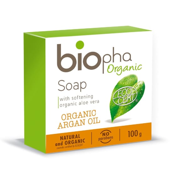 BIOpha, mydło naturalne bogate w olej arganowy, 100 g BIOpha