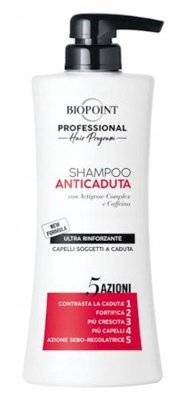 Biopoint Anticaduta Ultra Rinforzante, Szampon do włosów, 400ml Biopoint