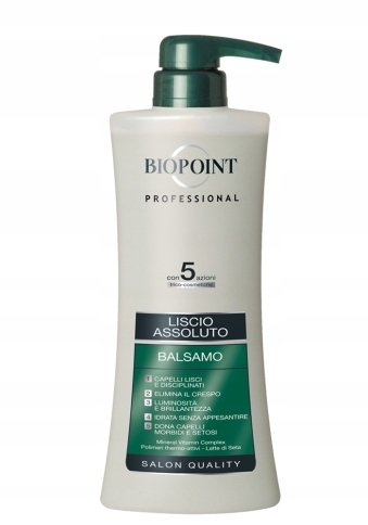 Biopoint Liscio Assoluto balsam wygładzający włosy Biopoint