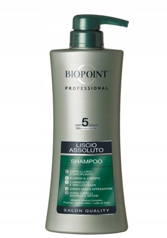 Biopoint Liscio Assoluto, Szampon wygładzający włosy, 400ml Biopoint