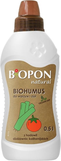 Biopon Natural Biohumus do warzyw i ziół 0,5 l BROS