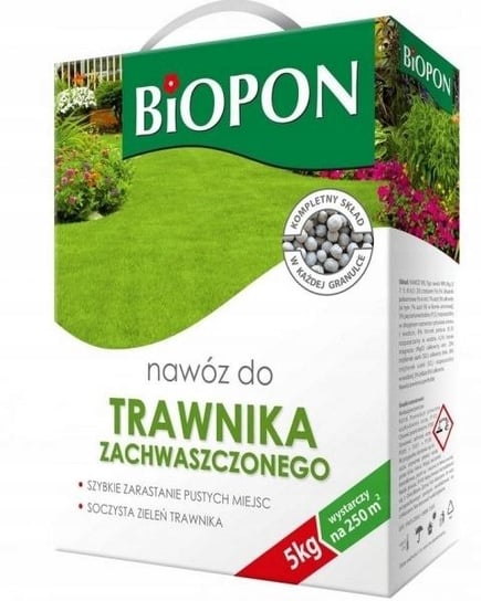 BiOPON  nawóz granulowany do trawnika zachwaszczonego 3kg Biopon