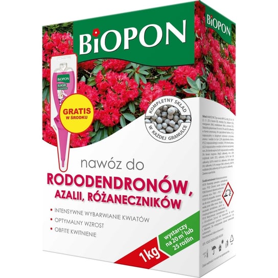 Biopon nawóz rododendron 1kg + eliksir 35ml Biopon