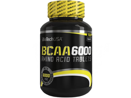 BioTech, BCAA 6000, 100 tabletek, uniwersalny BioTech