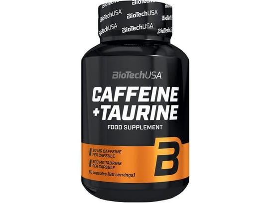 BioTech, Boostery treningowe, Caffeine + Taurine, 60 kaps BioTech