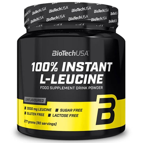 Biotech Usa 100% Instant L-Leucine 277G Natural BioTech