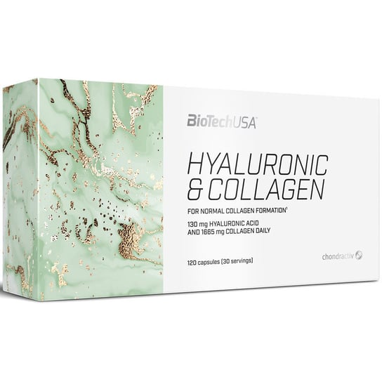 Biotech Usa Hyaluronic&Collagen 120Caps BioTech