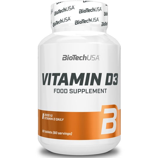 Biotech Usa Vitamin D3 Suplement diety, 60Tabs BioTech