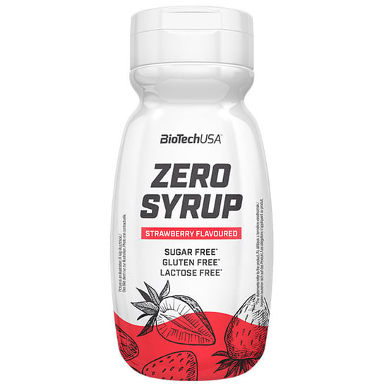 Biotech Usa Zero Syrup 320Ml Syrop Bez Kalorii Strawberry BioTech