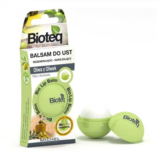 Bioteq, Bio Lip Balm, regenerująco-nawilżający balsam do ust Oliwa z Oliwek, 8,5 g Bioteq