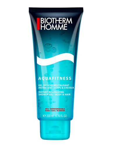 Biotherm Homme Aquafitness, żel pod prysznic do ciała i do włosów pobudzający zmysły, 200 ml Biotherm