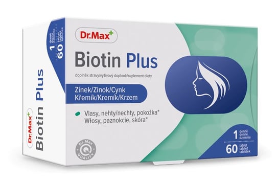 Biotin Plus Dr.Max, suplement diety, 60 tabletek Dr.Max