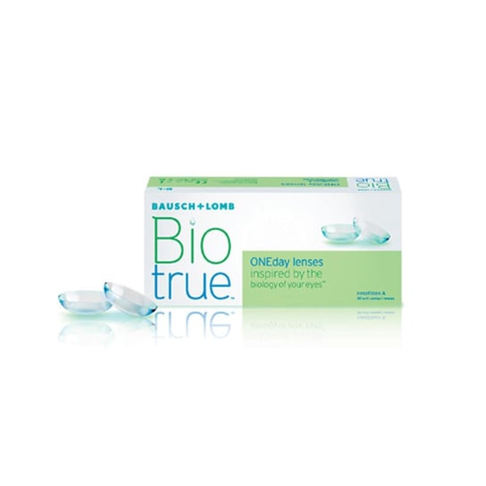 BioTrue, One Day, Soczewki jednodniowe +2.25 krzywizna 8,6, Wyrób medyczny, 30 szt. BioTrue