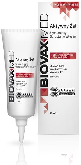 Biovax, aktywny żel stymulujący odrastanie włosów, 75 ml LBIOTICA / BIOVAX