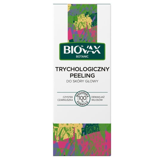 Biovax Botanic Peeling Trychologiczny Czystek i Czarnuszka - 125 ml LBIOTICA / BIOVAX