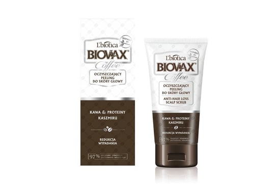 Biovax, Glamour Coffee, oczyszczający peeling do skóry głowy- 125 ml LBIOTICA / BIOVAX