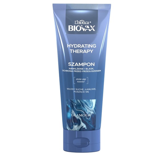 Biovax,  Glamour Hydrating Therapy, Nawilżający szampon do włosów, 200 ml Biovax