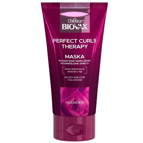 Biovax, Glamour Perfect Curls Therapy, Intensywnie Nawilżająca Maska Do Włosów Kręconych I Falowanych, 150ml Biovax