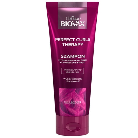 Biovax, Glamour Perfect Curls Therapy, Intensywnie Nawilżający Szampon Do Włosów Kręconych I Falowanych, 200ml Biovax