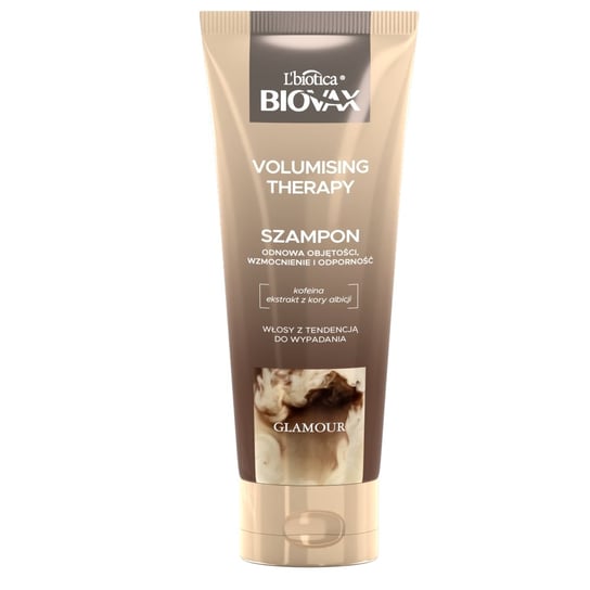 Biovax, Glamour Volumising Therapy, Szampon do włosów z kofeiną, 200 ml Biovax
