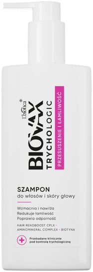Biovax Trychologic, Przesuszenie I Łamliwość, Szampon Do Włosów I Skóry Głowy, 200ml Biovax