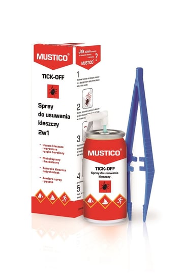 Biovena Mustico Tick-Off, spray do usuwania kleszczy 2 w 1, 8 ml Biovena