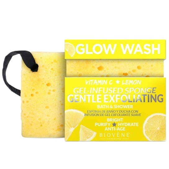 Biovene Glow Wash delikatnie złuszczająca gąbka z witaminą C 75g BIOVENE