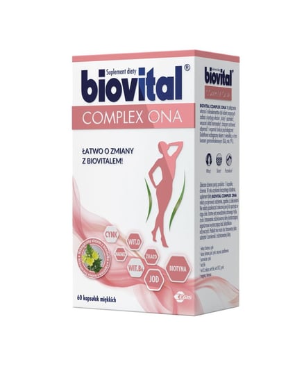 Biovital, Complex Ona, Suplement diety, 60 kaps. Biovital