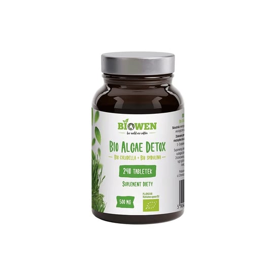 Biowen, Bio Algae Detox - Chlorella + Spirulina, Suplement diety, 240 tab. Biowen