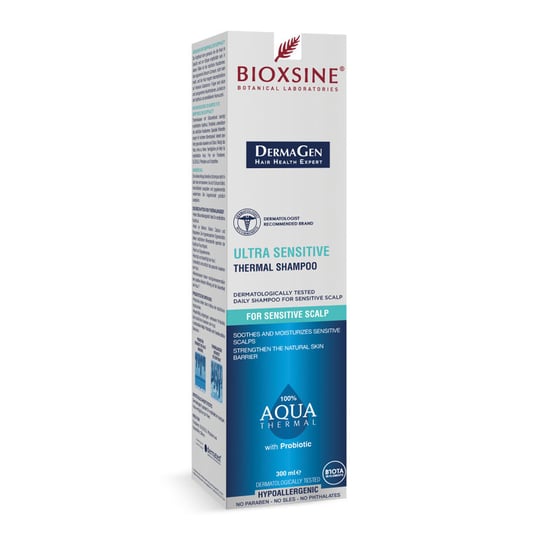 BIOXSINE, Dermagen Aqua Thermal, szampon do skóry wrazliwej, 300ml BIOTA LABORATOIRES