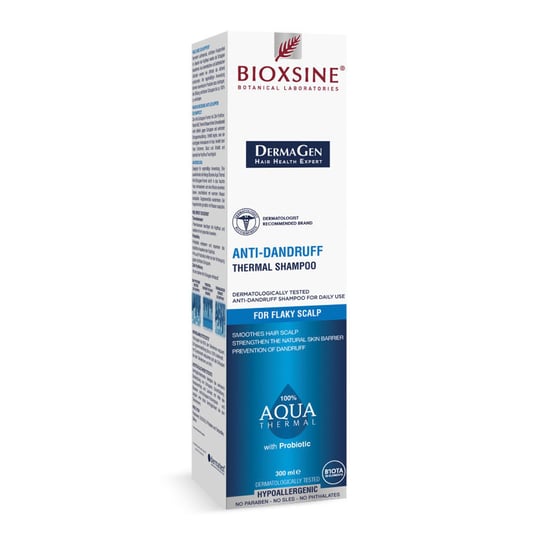 Bioxsine DermaGen Aqua Thermal, szampon przeciwłupieżowy, 300 ml BIOTA LABORATOIRES