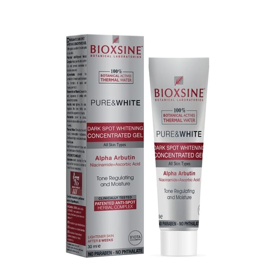 Bioxsine Pure&White skoncentrowany żel wybielający przebarwienia skóry, 30 ml Bioxsine