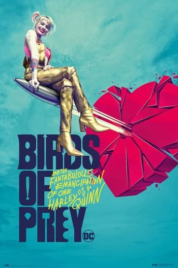 Birds Of Prey Broken Heart - plakat 61x91,5 cm DC COMICS