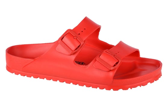 Birkenstock Arizona 1017997, Męskie, klapki, Czerwony Birkenstock