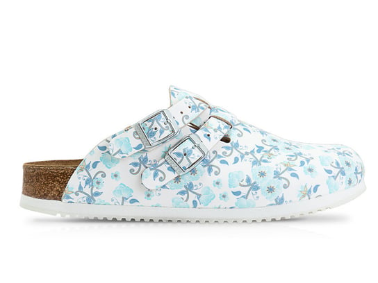 Birkenstock Kay SL BF DD Blooming Roses Blue 1016663, 37 Birkenstock