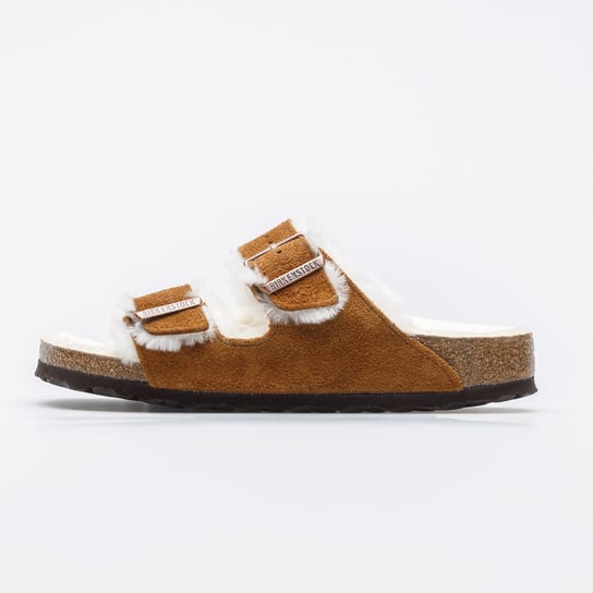 Birkenstock Sandały Damskie Arizona VL Sheepskin Mink - US 6 / EU 37 / 24 CM Birkenstock